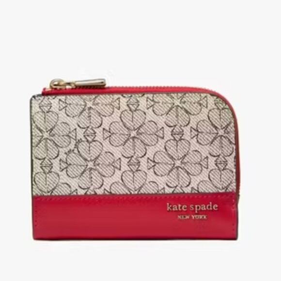 Last 1‼️Kate Spade KJ646 Spade Flower Small Compact Wallet - Picture 1 of 16